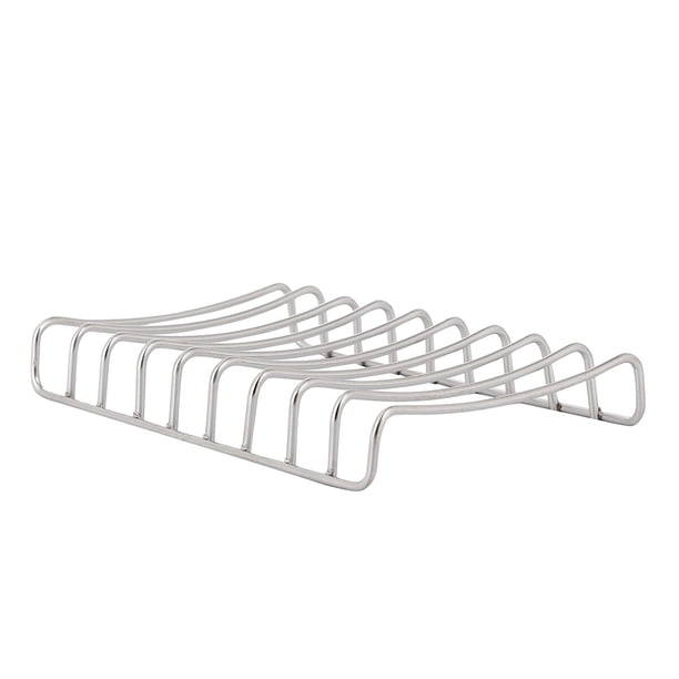 BRIGHTFUFU 1 jabonera de acero inoxidable de una sola capa para baño (soporte de jabón de acero inoxidable blanco y plateado)