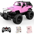 thumbnail image 1 of Auto Control Remoto Jeep Licencia DOUBLE E Escala 1:14 Rosa, 1 of 8