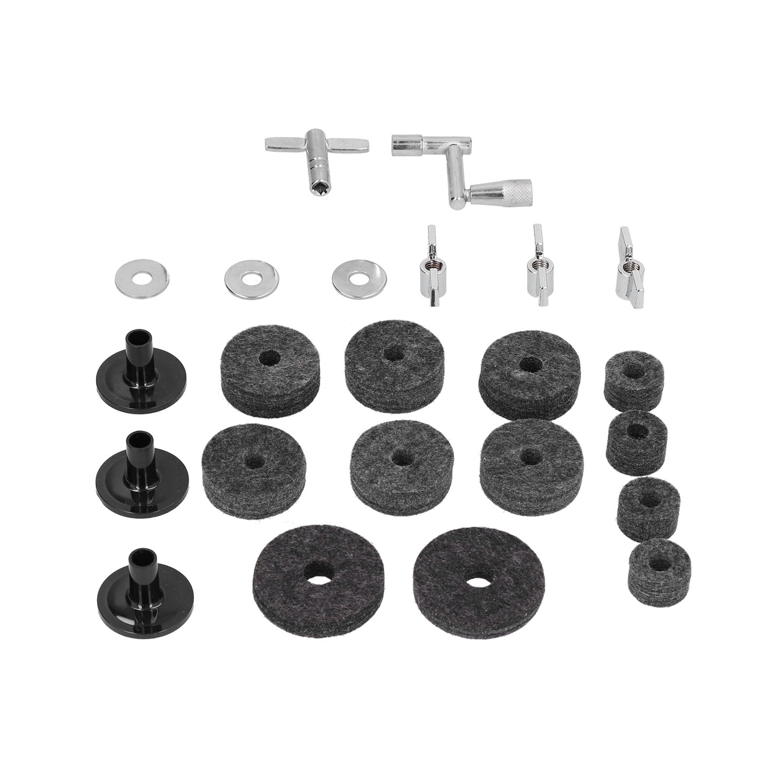 Cymbal Felts Sets, Drum Set Felt Standard Size For Boom Stands For Most Drum Kits