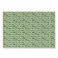 thumbnail image 1 of Exotic Cutting Board, Asymmetric Order Tropical Leaves on Geometric Background, Decorative Tempered Glass Cutting and Serving Board, in 3 Sizes, by Ambesonne, 1 of 2
