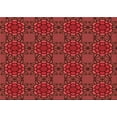 thumbnail image 1 of Ahgly Company Indoor Rectangle Patterned Cranberry Red Area Rugs, 2' x 5', 1 of 1
