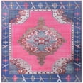 thumbnail image 6 of Unique Loom Timeless Collection Area Rug - Thomas (7' 6" Square Fuchsia/Blue), 6 of 6