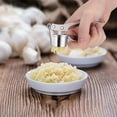 thumbnail image 3 of Professional Kitchen Garlic Press, Ginger Crusher Garlic Chopper, Heavy Duty Garlic Press, Garlic Crusher, User Friendly Garlic Chopper, Easy to Clean and Durable, 3 of 5