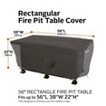 thumbnail image 3 of Classic Accessories Ravenna® 56" Rectangular Fire Pit Table Cover - Premium Outdoor Furniture Cover with Water Resistant Fabric (55-598-015101-EC), 3 of 17