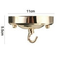 thumbnail image 5 of Retro Steel Light Canopy Kit with Mounting Hardware for Pendant Lights Vintage Chandelier Ceiling Plate & Hook, 5 of 8