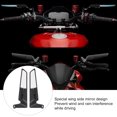 thumbnail image 4 of Motorcycle Handlebar Mirror, Clear Visibility Motorcycle Rearview Mirror 1 Pair Anti Impact Rotatable  for Scrambler 800 1100, 4 of 7