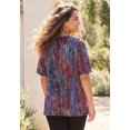 thumbnail image 2 of Catherines Women's Plus Size Suprema Short Sleeve V-Neck Tee, 2 of 6