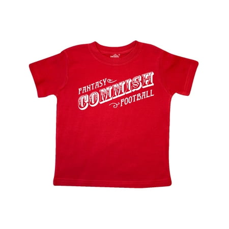 

Inktastic Fantasy Footbal Commish in White Text Gift Toddler Boy or Toddler Girl T-Shirt