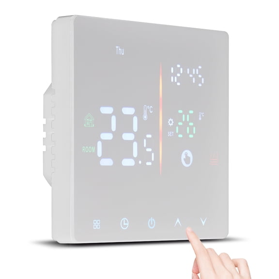 Kitchen & Dining Smart Smart Thermostat Full Touch Manual Automatic Mode Programmable Digital Temperature Controller Thermostat for Home for Water Heating