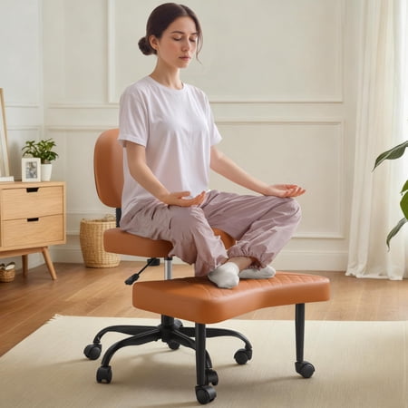 ergonomic cross legged office chair product