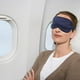 thumbnail image 5 of Antifaz para dormir de seda de morera con banda elástica para la cabeza, antifaz suave para dormir de noche, viajar y tomar la siesta, 5 of 7