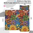 thumbnail image 5 of Pioneer Flower Floral Print Pattern Toddler Nap Mats for Kids Preschool,Sleeping Mat Bag or Kids,Toddler Sleeping Bag,Toddler Nap Mat or Daycare, 5 of 6