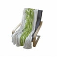 thumbnail image 4 of Exotic Soft Flannel Fleece Throw Blanket, Bamboo Stems with Leaves Fresh Bunch Tropical Plant Eco Foliage Print, Cozy Plush for Indoor and Outdoor Use, 50" x 70", Lime Green, by Ambesonne, 4 of 6