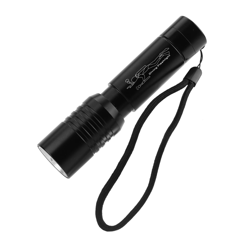 Underwater LED Flashlight 1200LM T6 LED Fill Light For Underwater Photography 