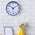 thumbnail image 3 of vnanda Silent Wall Clock 8 Inch Wall Clock Silent Non-ticking Hanging Clock Large Number Round Clock for Home Office Decoration Distance Visible Wall Clock, 3 of 8