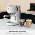 thumbnail image 5 of Thyme & Table Barista Mini Espresso Machine with 15-Bar Pressure and Steam Wand, Sand White, 5 of 11