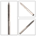 thumbnail image 2 of Carbide Rotary Burrs Carbon Steel Pneumatic Drill Bit Patch Plug Tire Repair, 2 of 9