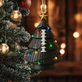 thumbnail image 4 of CuiLiyq Acrylic Football Themed Ornament, Christmas Tree Shaped Ornament, For Decorating Christmas Trees, Christmas Parties, Home Indoor And Outdoor Ornaments, 4 of 6