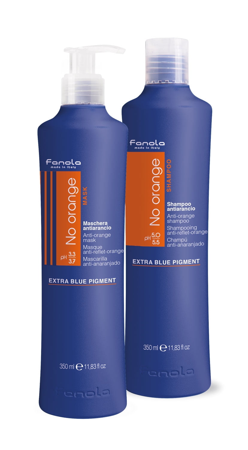 Fanola No Orange Shampoo and Mask 350ml/11.83oz COMBO