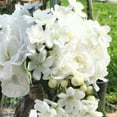 thumbnail image 3 of Enova Home Artificial Rose and Mixed Silk Flowers Bouquet Set of 2 (Cream), 3 of 3