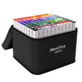 thumbnail image 1 of Set de rotuladores de alcohol MemOffice, 100 colores, doble punta, con funda, 1 of 7