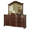 Furniture of America Marcella 9 Drawer Dresser and Mirror Set