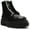 Black, variant on Schutz Womens AMIRAH Leather Lug Sole Boots