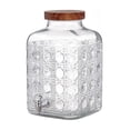 thumbnail image 2 of Hometrends Clear Embossed Dispenser with PP Spigot, 2 of 8