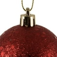 thumbnail image 2 of Vickerman 2.4" White and Red 4-Finish Ball Ornament Assortment, 24 per Box, 2 of 6