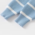 thumbnail image 7 of Erwazi Toddler Boys Knit Cotton Shirts Casual Striped Collared Long Sleeve Shirts Soft Warm Fall Winter Pullover Tops, 7 of 7