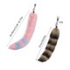 thumbnail image 3 of Simple Foxes Tail Tassels Keychain Hanging Ornaments Keyring Bag Charm Pendant Car Keys Holder Handbag Bag Decoration 9, 3 of 4