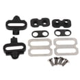 thumbnail image 1 of 2 Pieces Cycling Road Self-locking Pedal Cleats Set for Road Bike SPD, 1 of 7