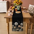 thumbnail image 2 of Farmhouse Flowers Table Runner - 36 Inch Long Spring Vintage Botanical Floral Cotton and Linen Blended Dress Scarves Farmhouse Table Runner for Kitchen Dining, Coffee Table, 13" x 36", 2 of 8