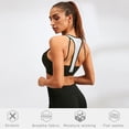 thumbnail image 1 of Moda Fitness Mujeres Yoga Bras Tank Top Entrenamiento Chaleco Backless, 1 of 8