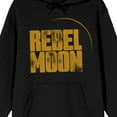 thumbnail image 3 of Rebel Moon Scribe Face Long Sleeve Adult Black Hooded Sweatshirt, 3 of 7