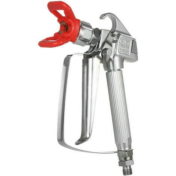 3600psi for Latex, Ideal for Graco Wagner, with Red Base & Pneumatic Airbrush Function High-Pressure Airless Paint Spray Gun