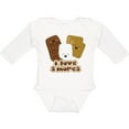 thumbnail image 3 of Inktastic I Love S'Mores Boys or Girls Long Sleeve Baby Bodysuit, 3 of 5