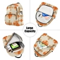 thumbnail image 5 of FORMRS Mini Backpack Purse for Women Travel Daypack Casual Shoulder Bag, Beige Geometric Pattern, 5 of 7
