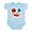 Sky Blue, variant on CafePress - Crab 1St Birthday Infant Bodysuit - Baby Light Bodysuit, Size Newborn - 24 Months