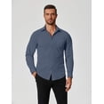 thumbnail image 3 of COOFANDY Dress Shirts for Men Muscle Fit Shirts for Men Wrinkle Free Dress Shirts, 3 of 6