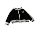 thumbnail image 4 of Ruyang Boys Girls Gym Athletic Sets 2 Piece Sweatsuit Zip Up Jacket Baggy Sweatpants Suit Fall Winter Striped Tracksuit Winter Clothes, 4 of 7