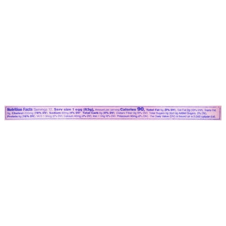 Sunny Meadow Jumbo White Eggs, 12 Count