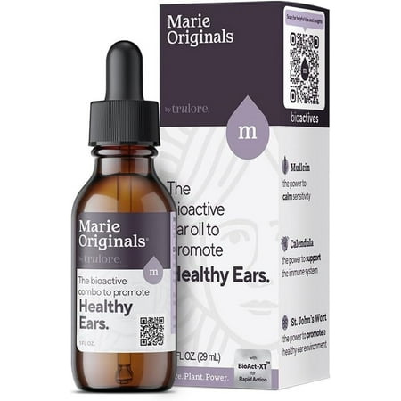 Marie Originals Mullein Garlic Ear Oil Drops, Ear Drops , 1 fl oz