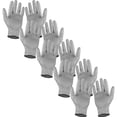 thumbnail image 1 of Guantes Nuevos Anticorte VentDepot GlovesGray 5 Pares S Gris 130mm x 225mm HPPE Poliuretano CE EN388 Nivel 5, 1 of 2