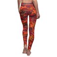 thumbnail image 7 of Dark Fire Camo Women's Casual Leggings - Camo Color Code 0091, 7 of 7