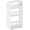 All White, variant on Slim Rolling Storage Cart 4-Tier Kitchen Cart with Wheels, Laundry Room Storage with Handle Slide Out Utility Cart Shelving Unit Organizer Trolley for Narrow Places Bathroom Small Corner, Black