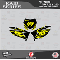 thumbnail image 3 of Kalair GFX Graphics Kit for Suzuki RM250 Polisport Raid Series, 3 of 5