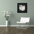 thumbnail image 4 of Trademark Fine Art "Fleurs Blanc II" Canvas Art by Color Bakery Black Matte, Black Frame, 4 of 4