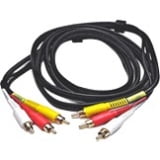 Cable Molded Ends - 12FT A/V RCA COMPOSITE DUBBING MOLDED & GOLD PLATED ENDS CABLE