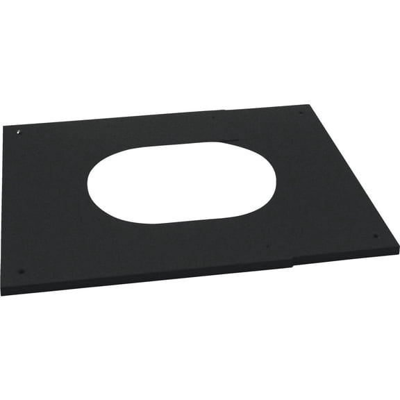 Selkirk Sport Selkirk 8T-PCPAJ 8" Adjustable Pitched Ceiling Plate — Residential Use, Standard Application